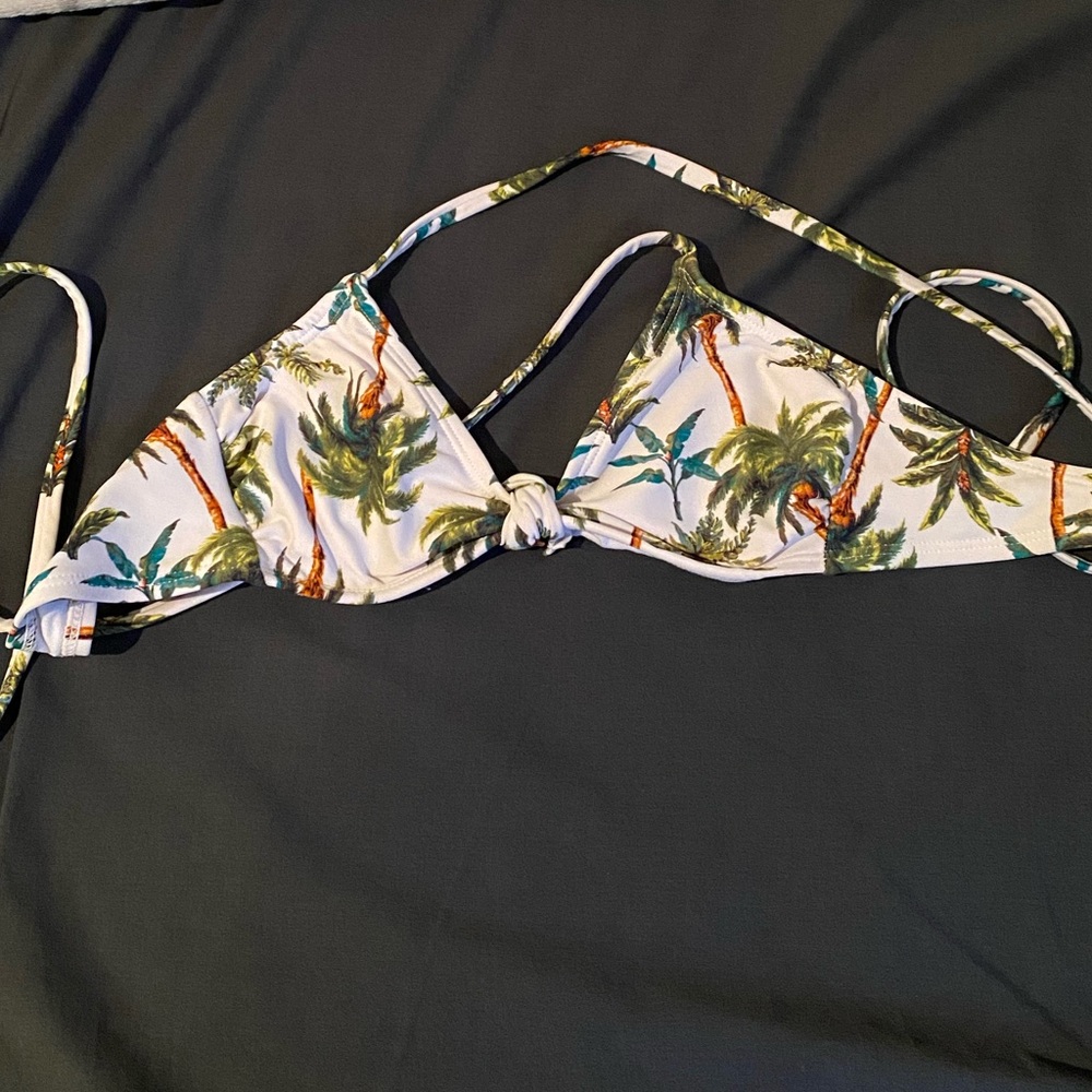 swimsuit Bikini top palm tree design